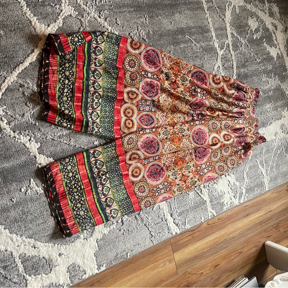 Gracia wide leg boho palazzo pants Women’s size S
